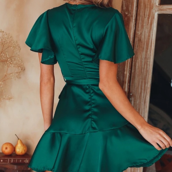 Worn Once Hello Molly Third Floor Dress in Jade - Picture 5 of 6